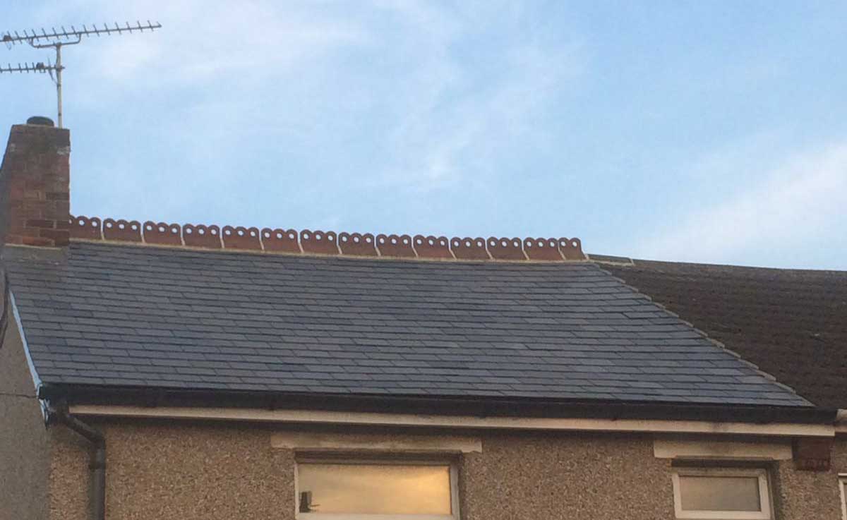 Slate roofing job in chelmsford essex